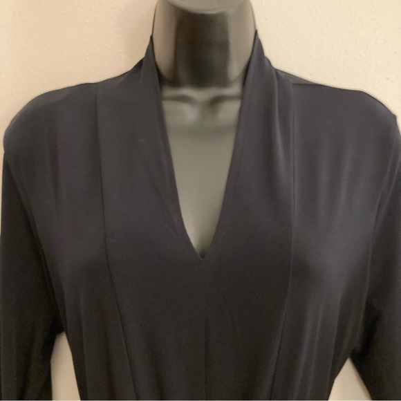 NEW Charming Charlie Black Bow Fall Wedding Office Formal Sexy Dress Medium - Picture 4 of 17